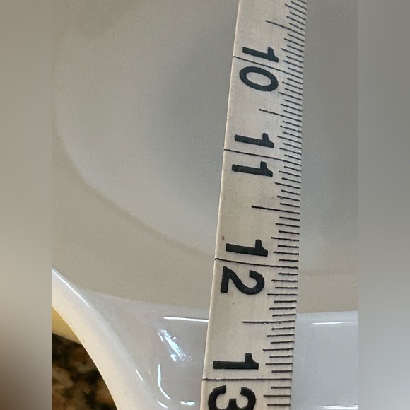 Pyrex 4 Wt  Shenandoah CinderellaBowl # 444 Pretty Yellow Pattern - Picture 8 of 9